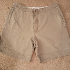 Columbia‎ Men's Khaki Shorts 100% Cotton Gorpcore Camping Hiking
